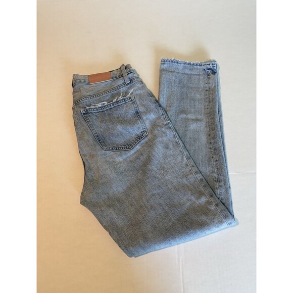 Pistola Denim - Pistola Jeans Women's Size 27 Light Blue 5-Pocket Distressed Denim Blue